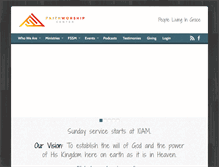 Tablet Screenshot of faithworship.org